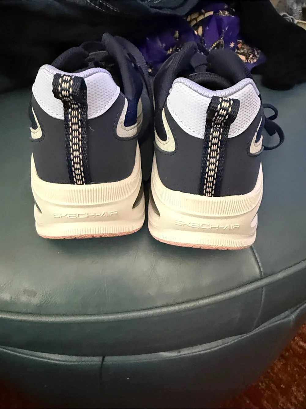 Skechers Navy Women's Athletic Sneakers - Picture 4 of 7